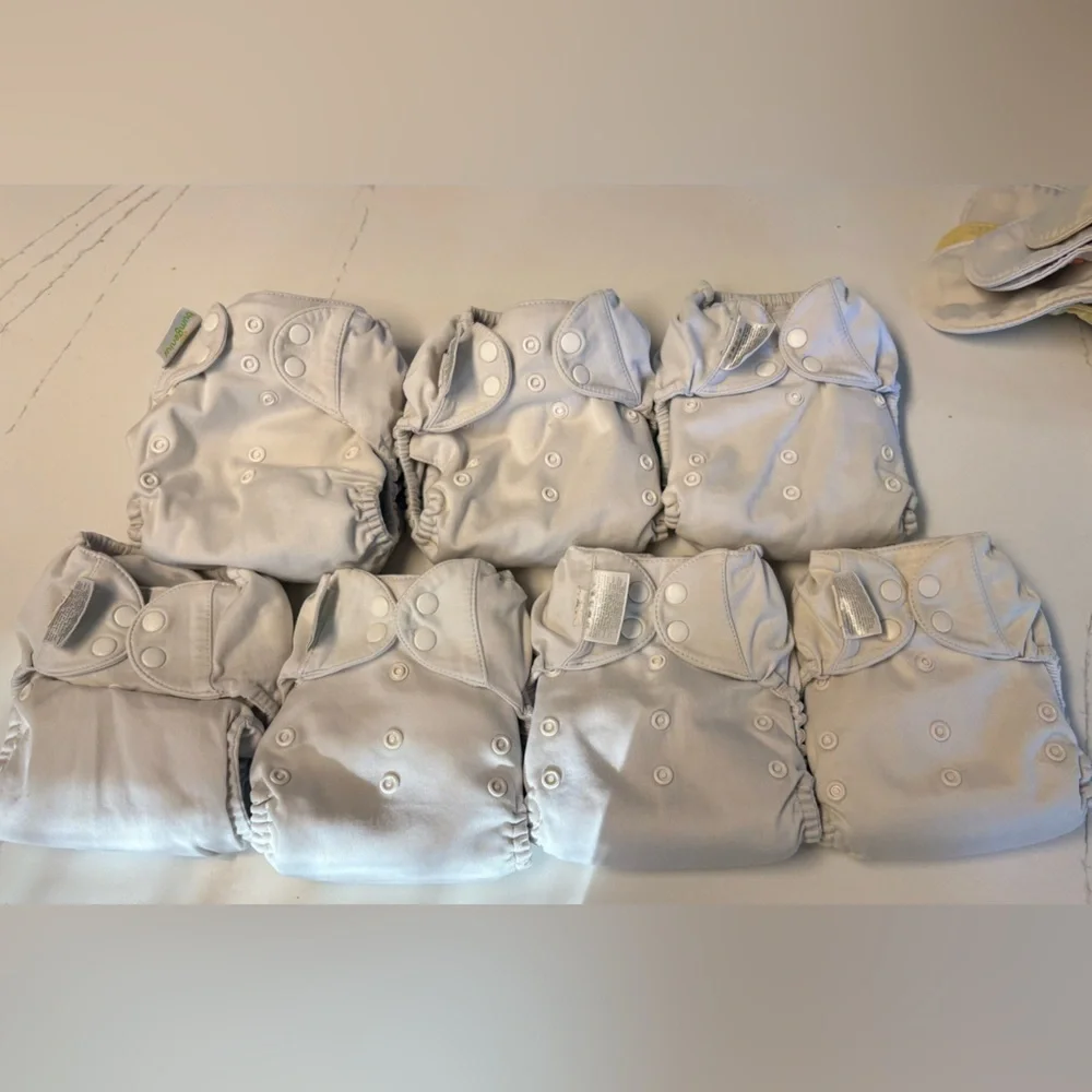 7 Bumgenius AIO cloth diapers